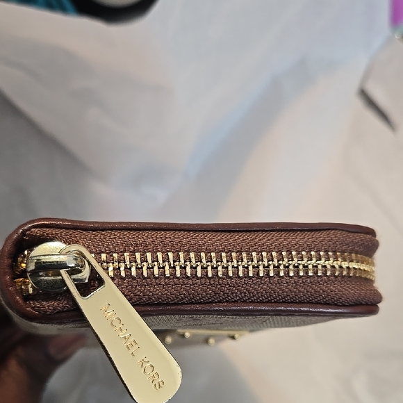 Michael Kors Brown Logo Wallet - Picture 13 of 16